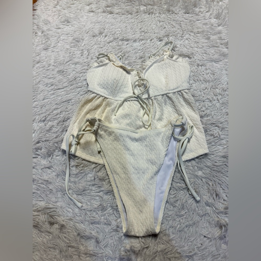 Samiol Textured Bikini Set